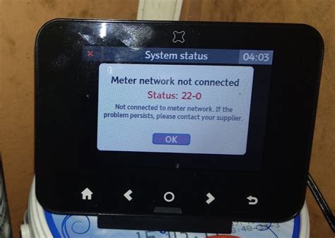If problems persist, please get in touch. . Geo smart meter not connecting to wifi